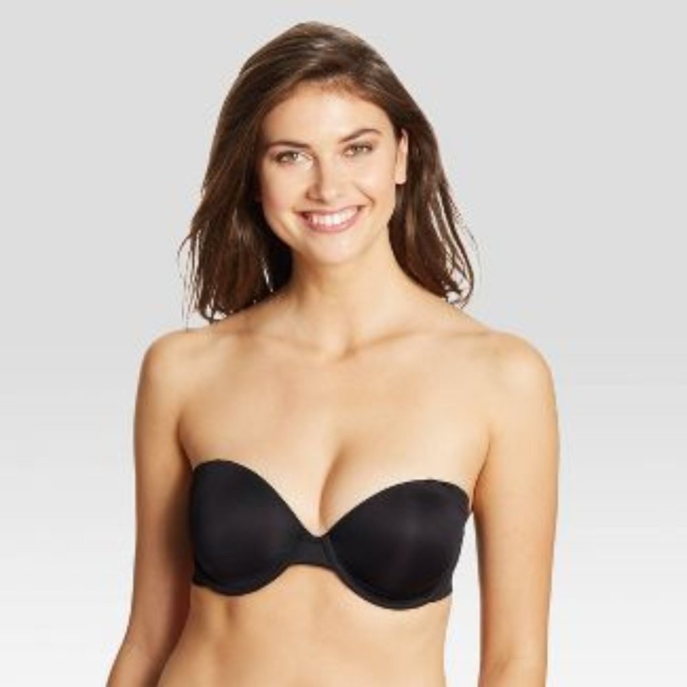 Maidenform Self Expressions Women's Side Smoothing Strapless Bra, Size 3…